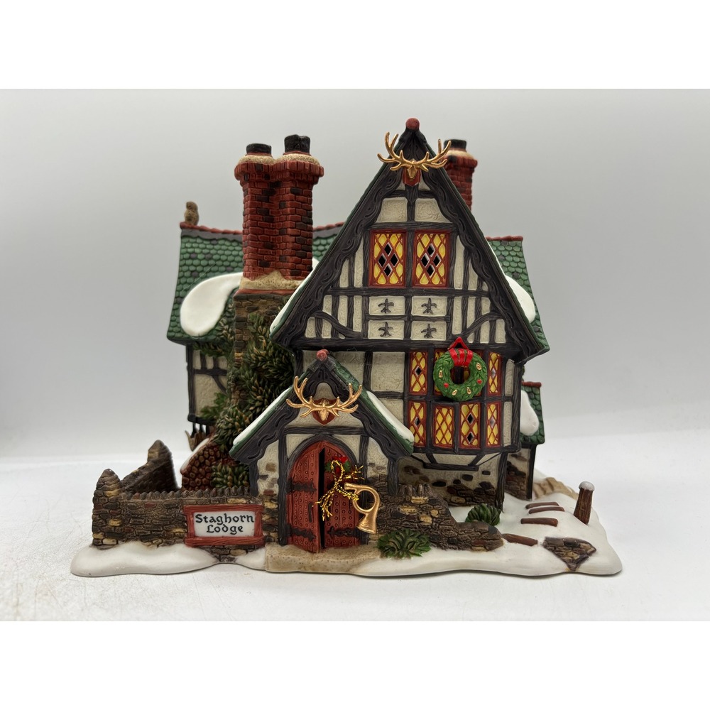 Department 56 1999 Vintage HVC Dickens Village Series Staghorn Lodge 56.58443